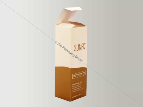 custom printed skincare lotion packaging boxes