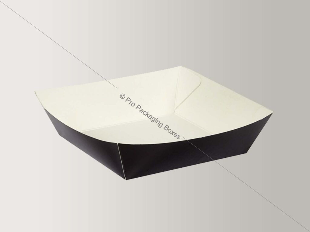 custom made paper trays for salad packaging