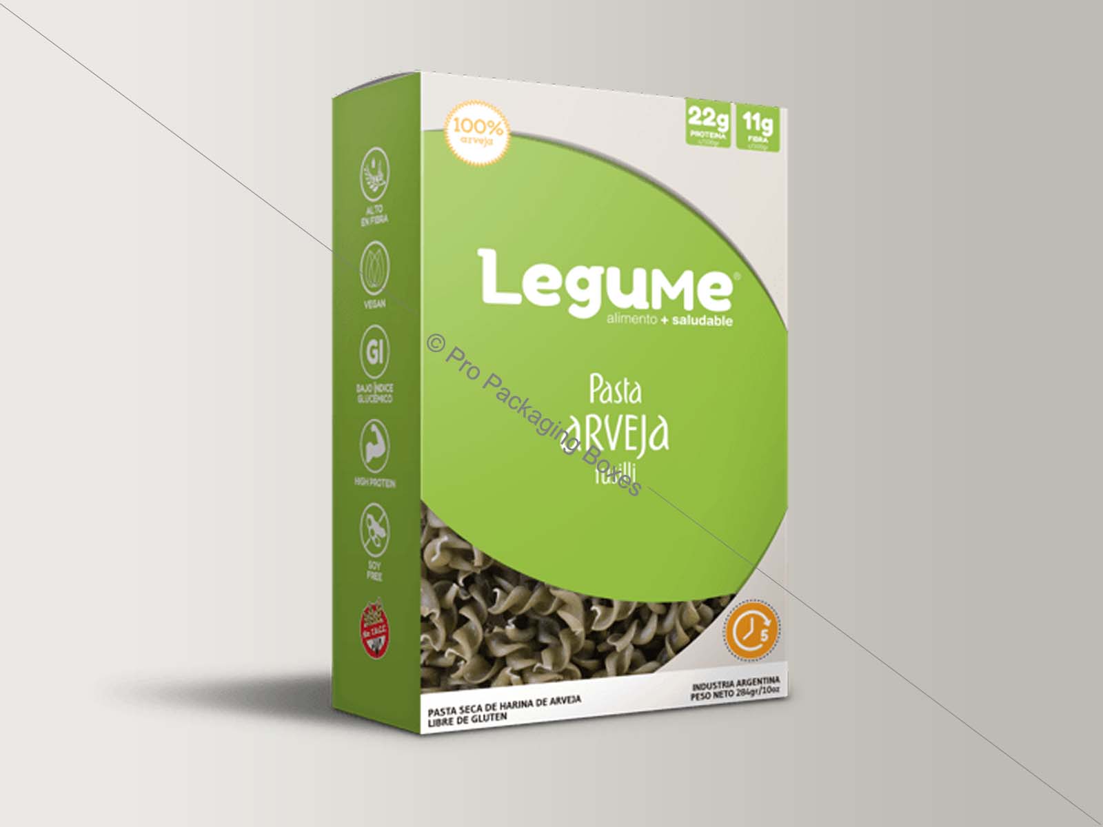 branded boxes for legumes packaging