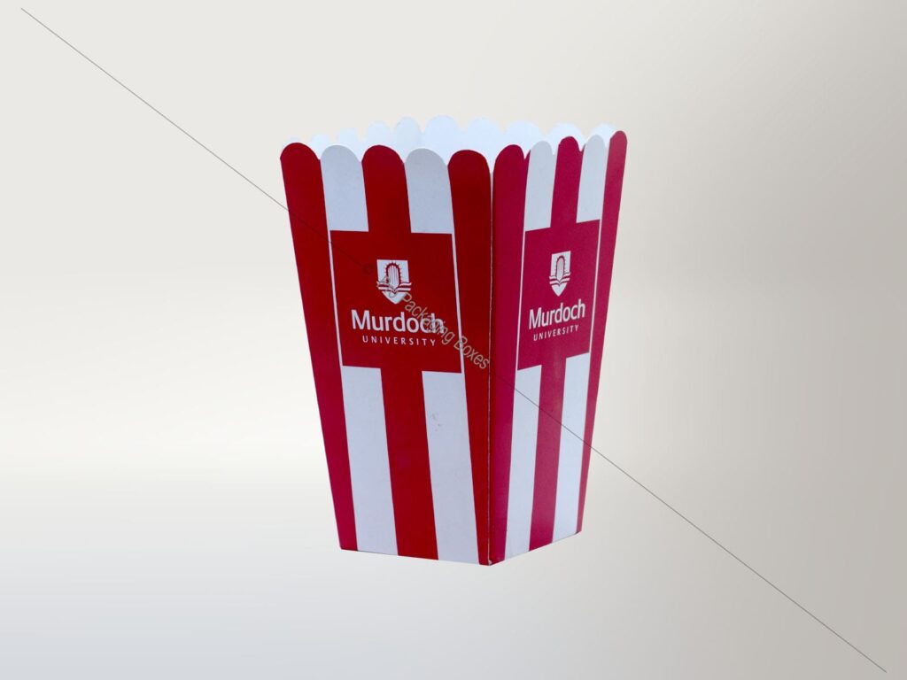 Custom Popcorn Boxes Logo Printed Popcorn Bags