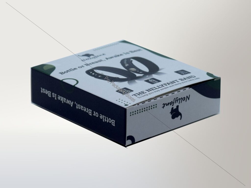 Custom printed cardboard boxes for wrist bands packaging