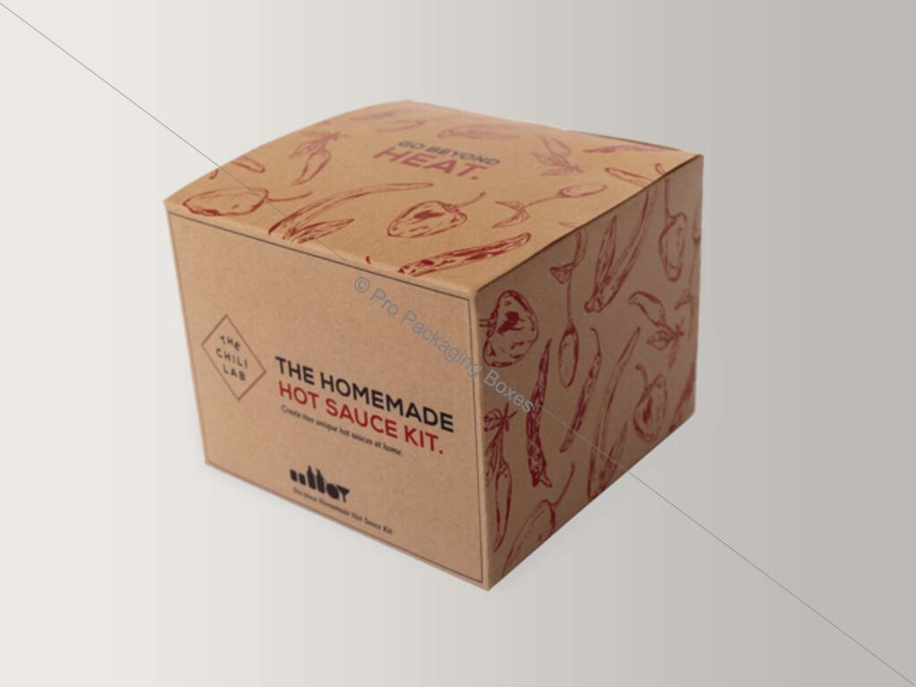 custom printed cardboard boxes for sauces packaging