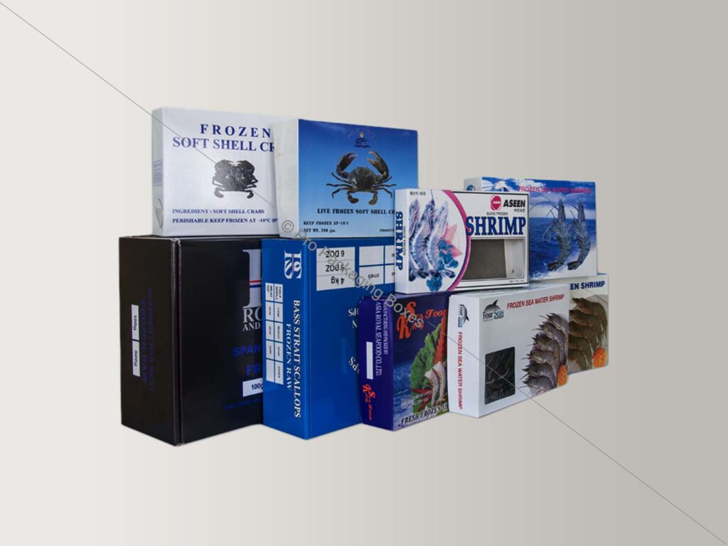 custom cardboard boxes for seafood packaging