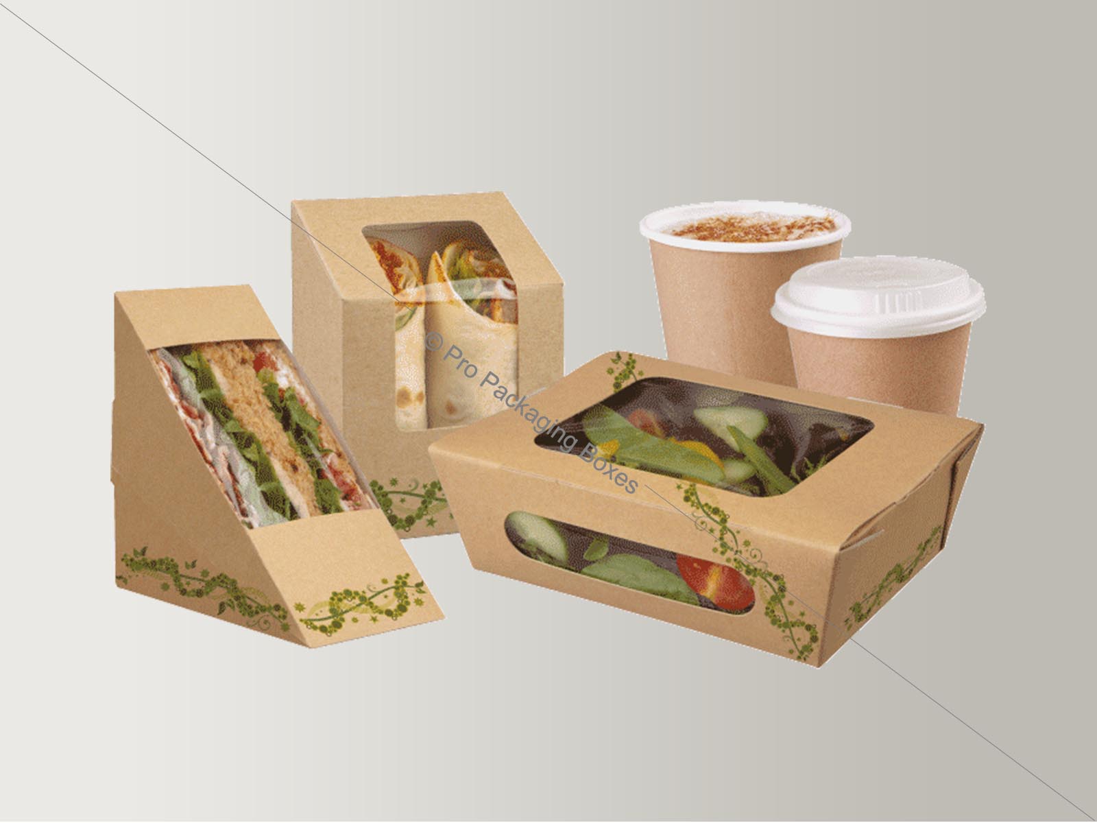 custom made fast-food boxes and bags