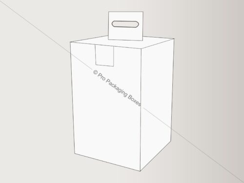 Box with Hanging & Locking Tabs