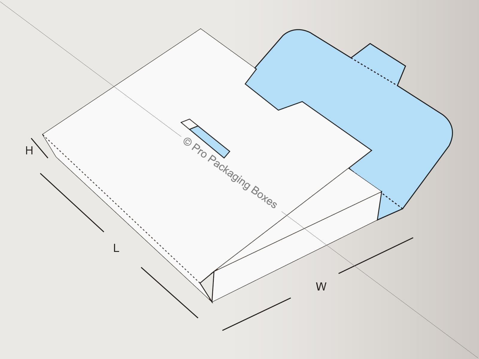 Custom Printed Paper Briefcase