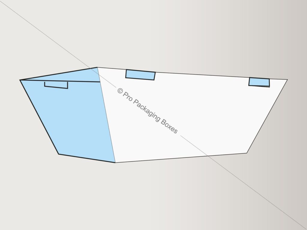 Custom Printed Sleeve with Tapered Side Panels