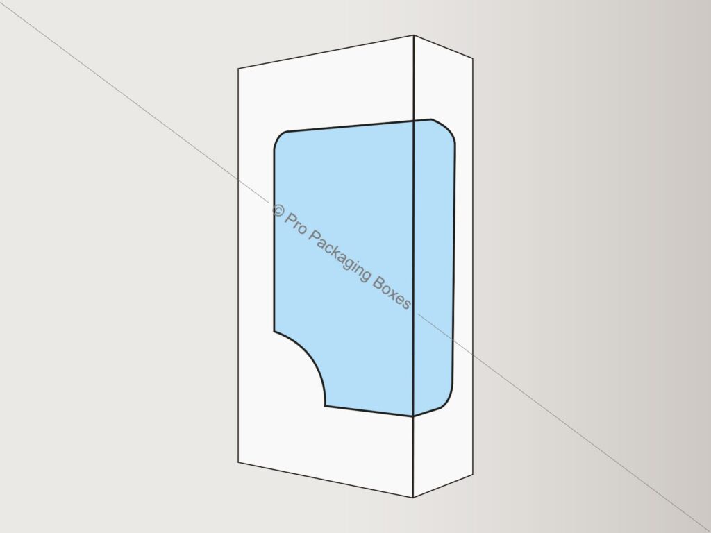 Custom Printed Straight Tuck with Customizable Window Boxes