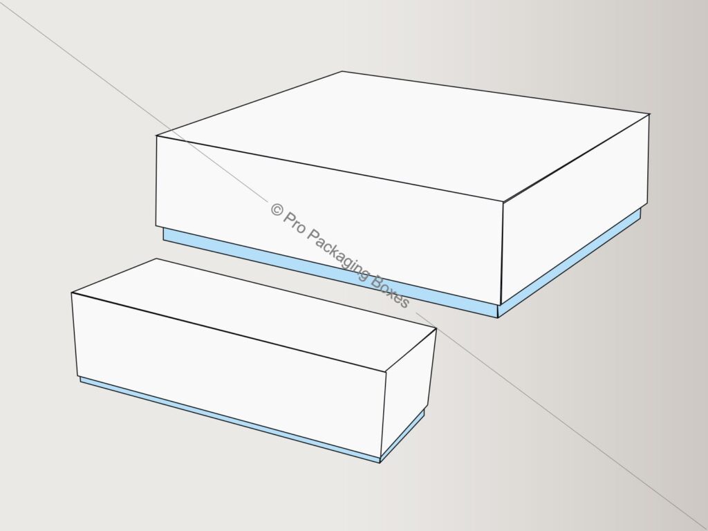 Custom Printed Two Piece Tray with Lid Gift Boxes