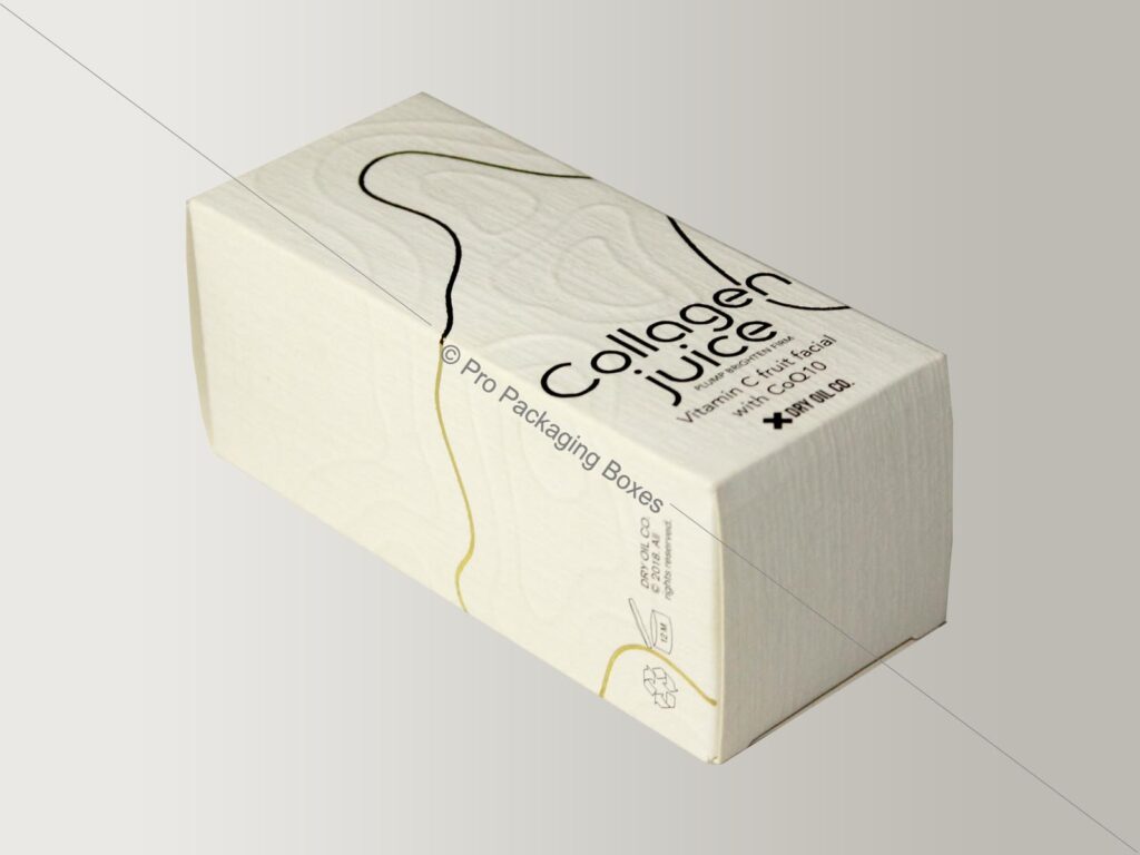 custom boxes made with textured card or linen card material