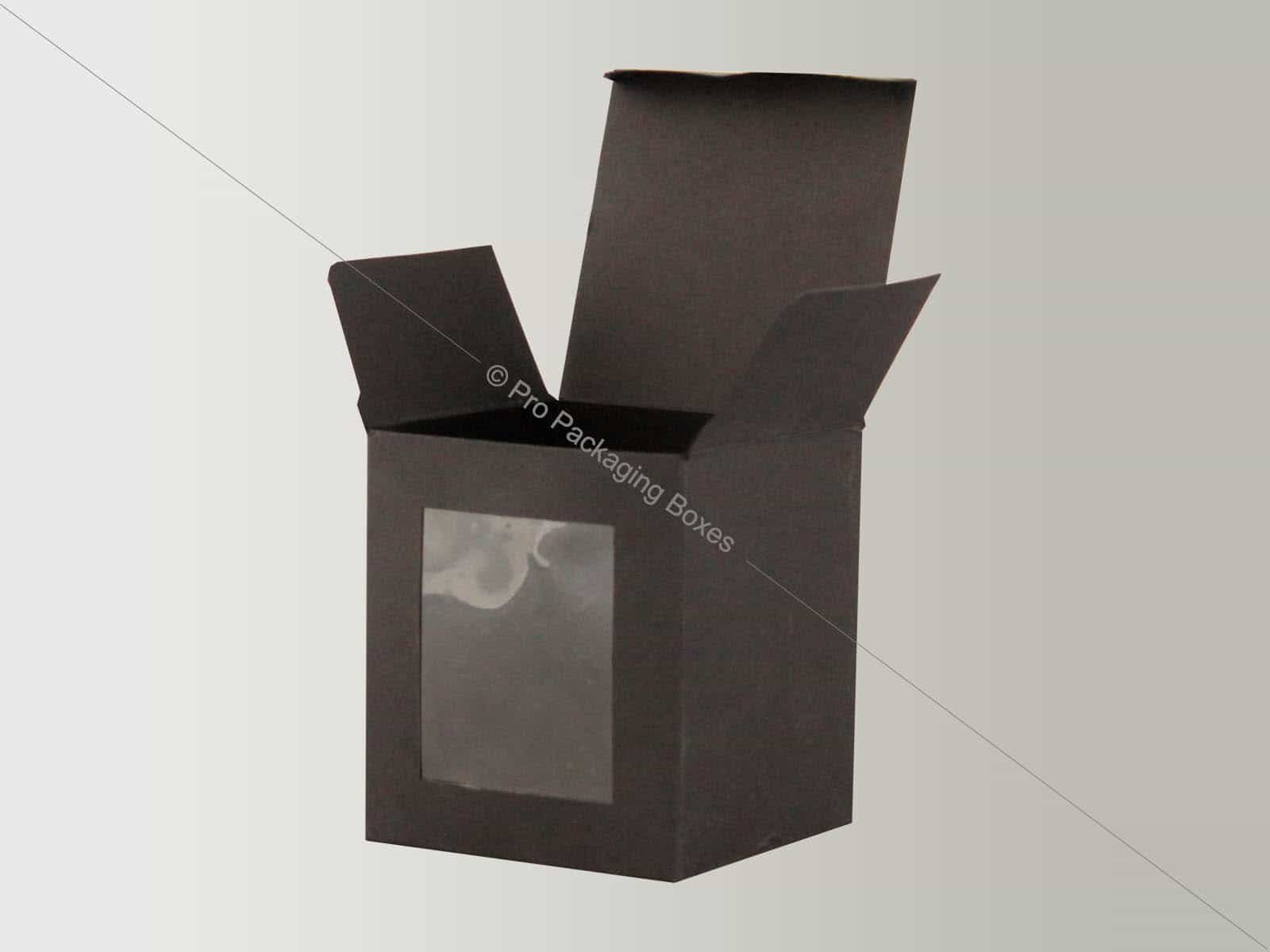 custom paper boxes with plastic window
