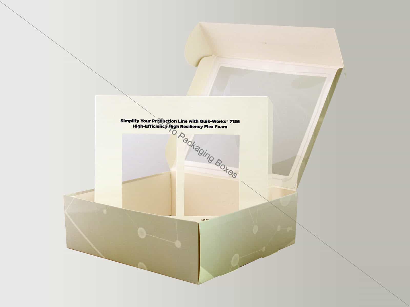 custom printed packaging boxes with window