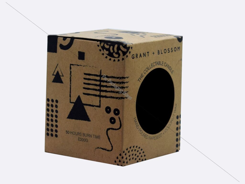 custom kraft boxes for candle packaging